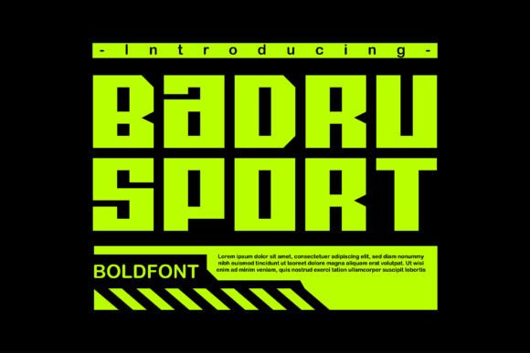Badru Sport: The Bold Typeface for High-Impact Campaigns