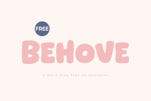 Behove Font Review: A Cute Display Typeface for Branding