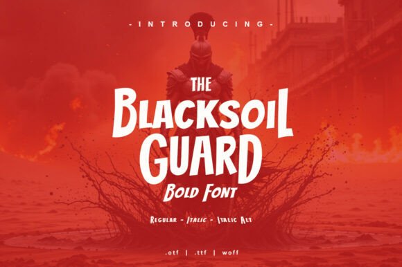 Blacksoil Guard: The Unique Display Font for Branding