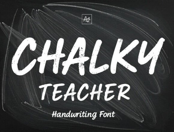 Chalky Teacher: A Playful Display Font for Web Headers