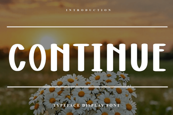 Continue Font: Elevate Your Display Typography