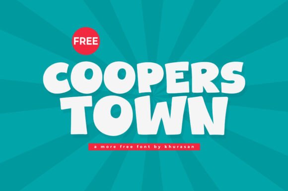 Coopers Town Typeface for Modern Web Design