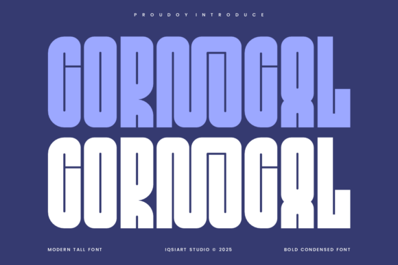 Cornocal: A Quirky Display Font for Makers and Sellers