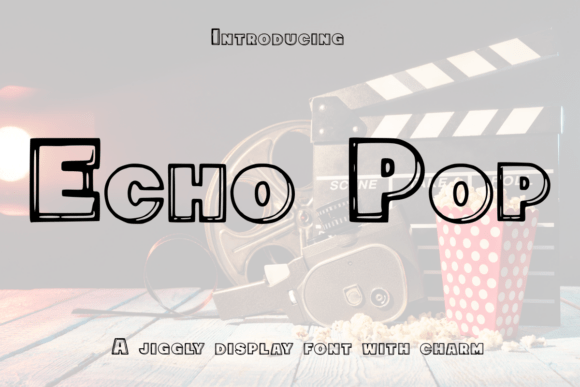 Echo Pop: The Ultimate Retro Display Font for Crafters