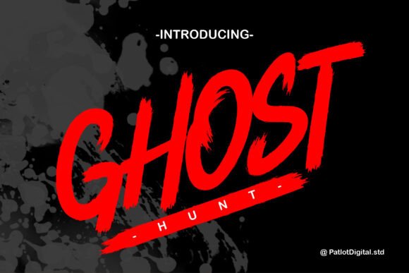 Ghost Hunt Font Review: A Bold Display Typeface for Dark Branding