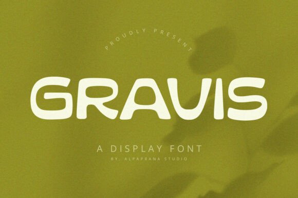 Gravis: A Playful Display Font for Modern Branding