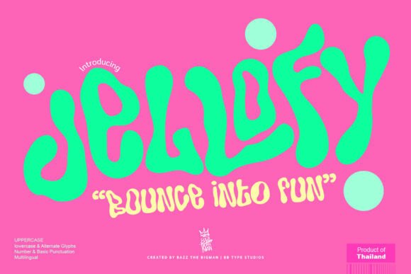 Jellofy: The Squishy Display Font for Bold Campaigns