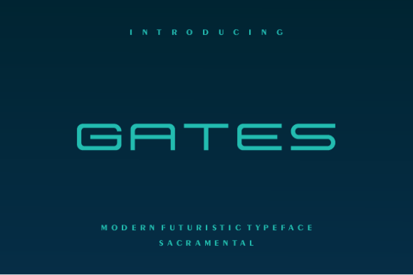 Launch Sci-Fi Campaigns with Gates Display Fonts