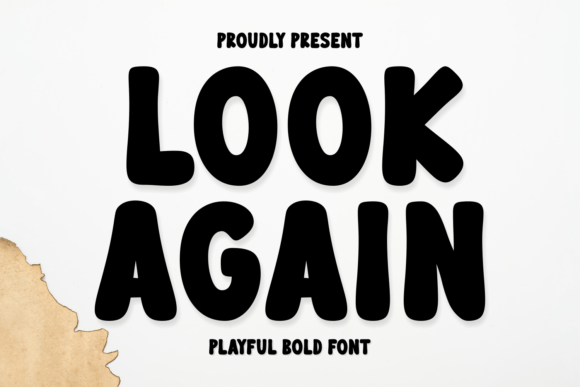 Look Again: A Chunky Display Font for Bold Branding