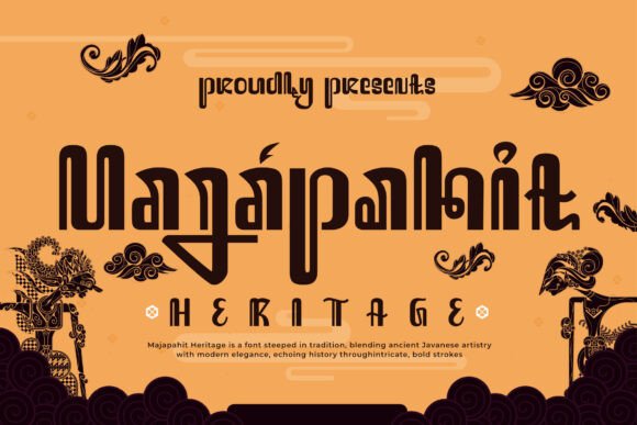 Majapahit Heritage Font for Handmade Brands