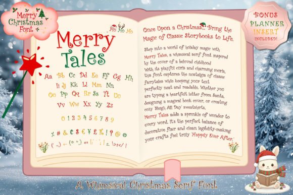 Merry Tales: A Whimsical Serif Font for Editorial Magic
