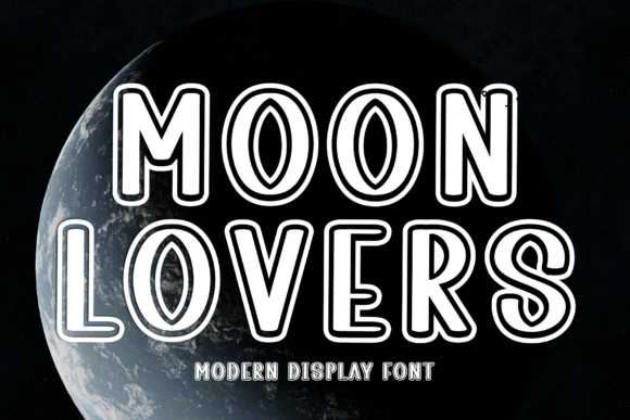 Moon Lovers: A Festive Display Font for Holiday Branding