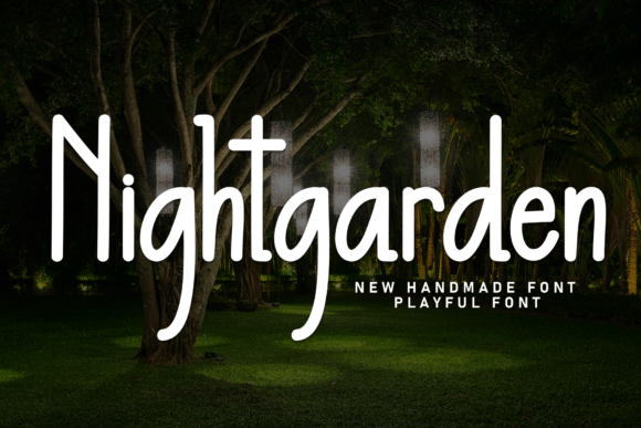 Nightgarden Font: The Perfect Display Typeface for Makers