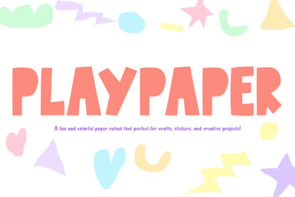 Playpaper: The Handmade Display Font for Viral Campaigns