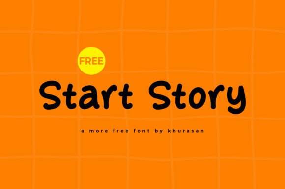 Start Story Font: A Cute Display Freebie for Designers