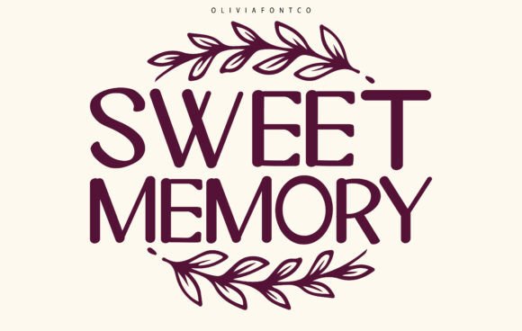 Sweet Memory: A Versatile Display Font for Editorial Design