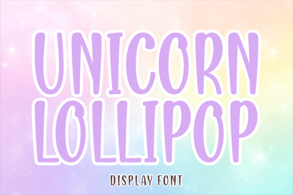 Unicorn Lollipop Font Review for Playful Branding
