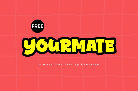 Yourmate Font Review: A Cute Display Typeface for Modern Brands